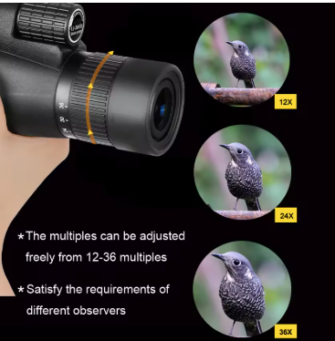 High-Power Monocular Telescope – Perfect for Hunting, Birdwatching & Night Vision