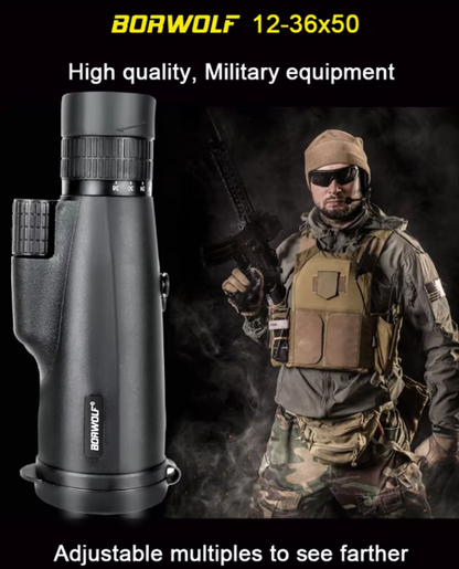 High-Power Monocular Telescope – Perfect for Hunting, Birdwatching & Night Vision