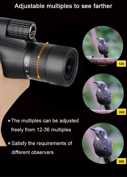 High-Power Monocular Telescope – Perfect for Hunting, Birdwatching & Night Vision